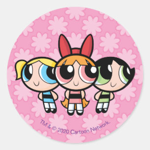 Adesivo Raparigas Powerpuff: Açúcar, especiarias e tudo 
