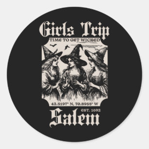 Adesivo Raparigas Trip Salem 1692 Perderam Uma Bruxa