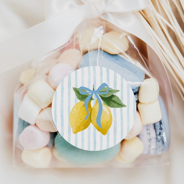 Adesivo Raparigas Whimsical Blue Arco Lemon Amalfi Anivers (Criador carregado)