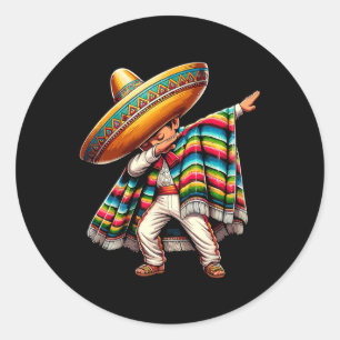 Adesivo Rapazes Mexicanos Poncho Cinco De Mayo 1