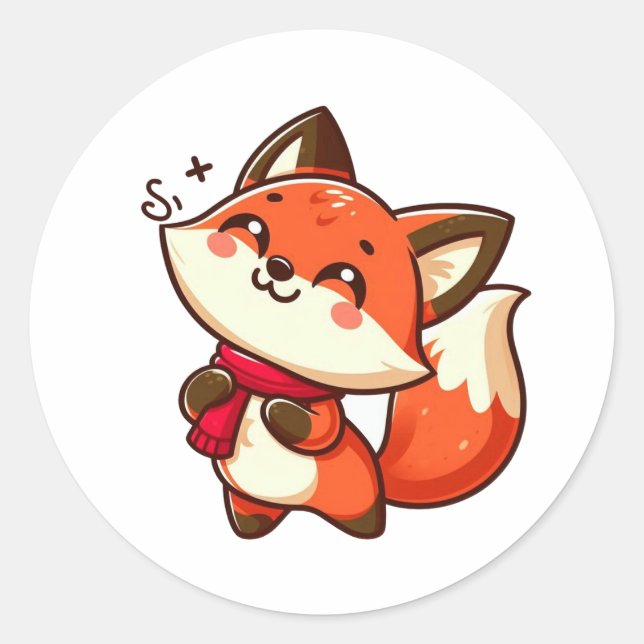 Adesivo raposa (Frente)