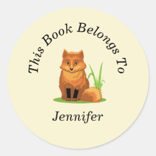 Adesivo Raposa Bela de Volta à Escola