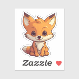 Adesivo Raposa de animação