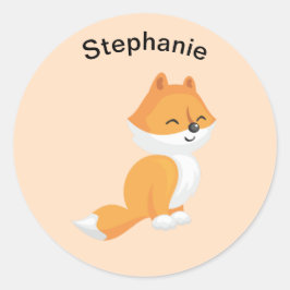 Adesivo Raposa de desenho animado