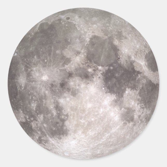 Adesivo Raras Lua Cheia No Dia De Natal (Frente)