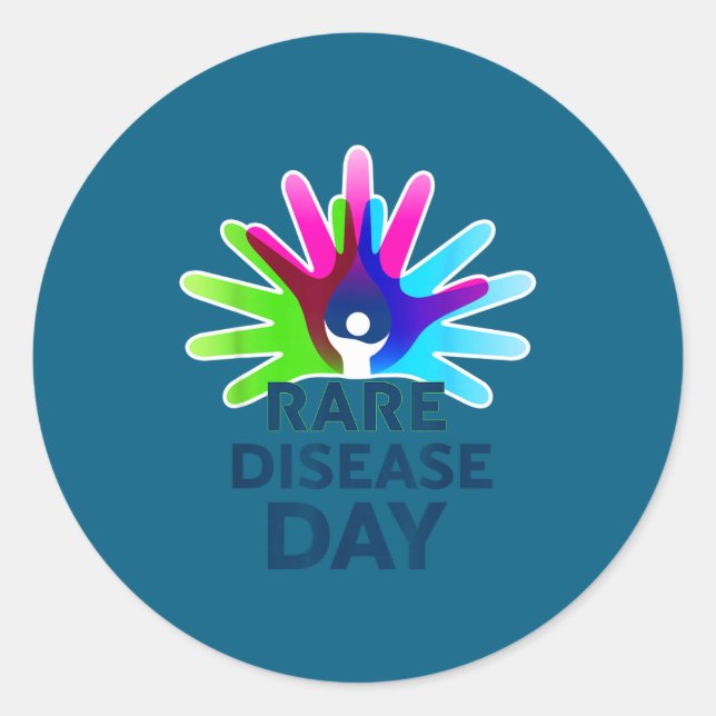 Adesivo Rare Disease Awareness Shirt - Rare Disease Day 20 (Frente)