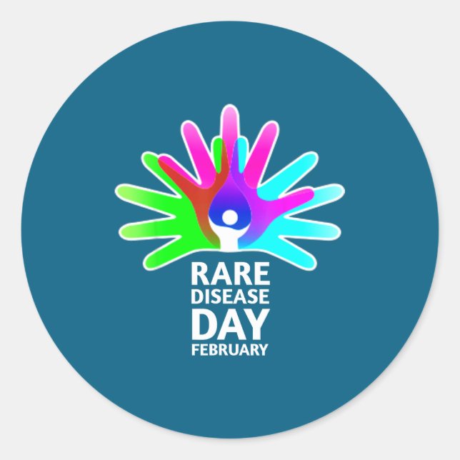 Adesivo Rare Disease Awareness Shirt - Rare Diseases Day 2 (Frente)