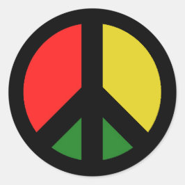 Adesivo Rasta Baniu o Símbolo de Paz de Bomba CND