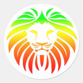 Adesivo Rasta Lion Head