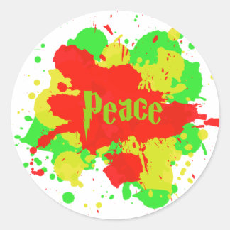 Adesivo Rasta Peace Sticker