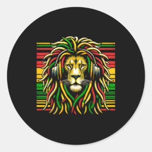 Adesivo Rasta Raggae Jamaica Lion Do Fone De Ouvido Sobre 