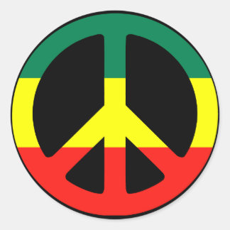 Adesivo Rasta Sinal de Paz