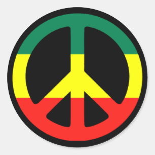 Adesivo Rasta Sinal de Paz