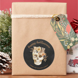 Adesivo Rastreador de Espelho Floral Russo Halloween