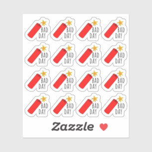 Adesivo Rastreador de Humor Ruim Dinamite Bujo Planejador