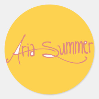 Adesivo Rastreamento do logotipo Aria Summer
