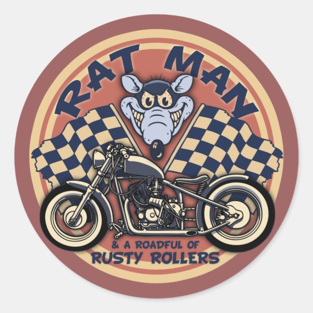 Adesivo Rat Man Roadful (Frente)