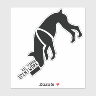 Adesivo Rat terrier scentwork sticker