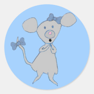 Adesivo Rato bonito dos desenhos animados