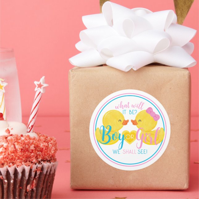 Adesivo Rato de borracha Sexo neutro ou Revelação (Festa)