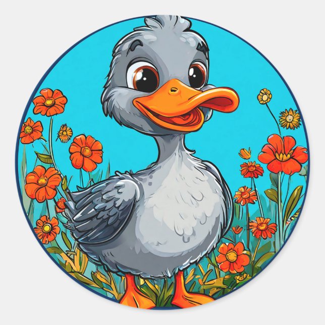 Adesivo Rato de desenho animado (Frente)