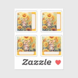 Adesivo Rato de girassol