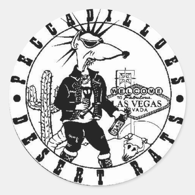 Adesivo Rato do deserto de Peccadilloes (Frente)