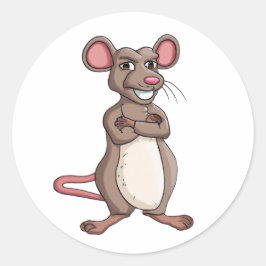 Adesivo Rato do personagem de desenho animado
