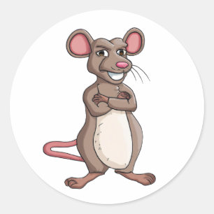 Adesivo Rato do personagem de desenho animado