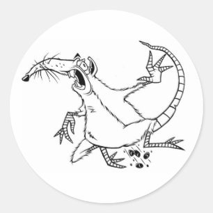 Adesivo rato inimigo