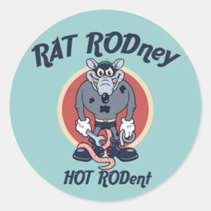 Adesivo Rato Rodney
