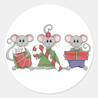 Adesivo Ratos de Natal