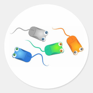 Adesivo Ratos do computador