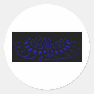 Adesivo Raven Azul Negro