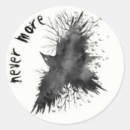 Adesivo Raven Halloween Sticker