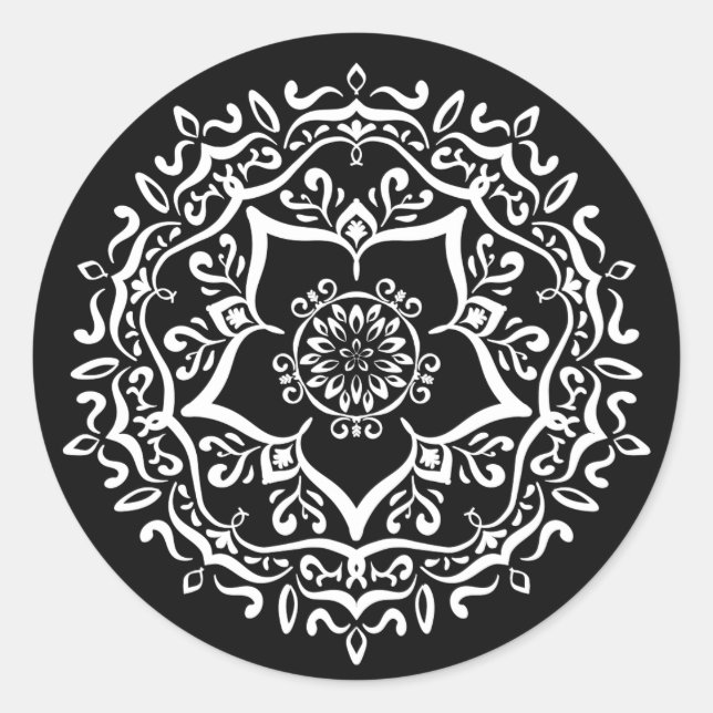 Adesivo Raven Mandala (Frente)