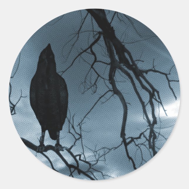Adesivo Raven - Nunca mais Sunbeams e Tree Blue (Frente)