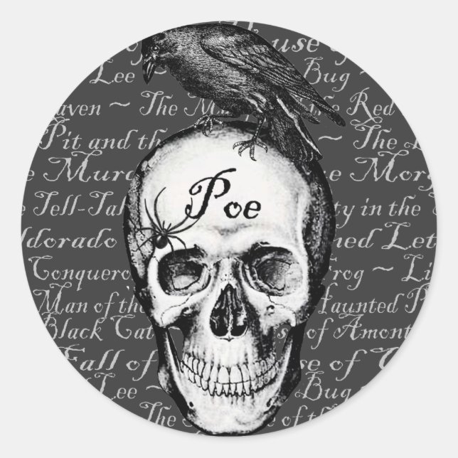 Adesivo Raven Poe Sticker (Frente)