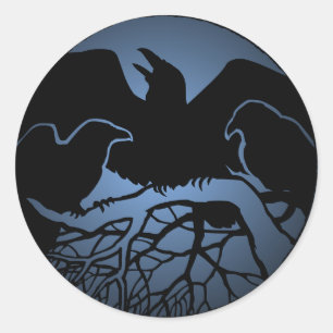 Adesivo Raven Stickers Raven Oferta Raven Crow Art Sticker