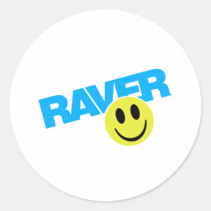 Adesivo Raver - música DJ do Raver que bate o delírio