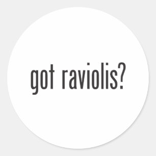 Adesivo raviolis obtidos