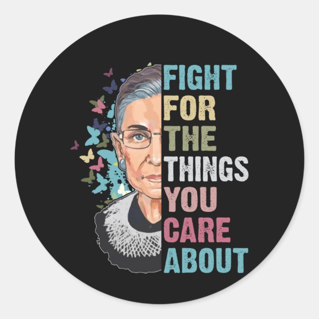 Adesivo RBG Luta Pelas Coisas Que Você Se Importa (Frente)