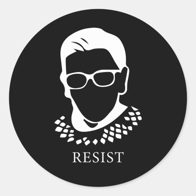 Adesivo RBG notório - Stand for Justice & Igualdade (Frente)
