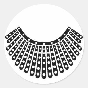Adesivo RBG Ruth Bader Ginsburg - Colarinho dissidente
