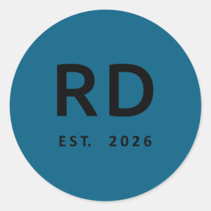 Adesivo Rd est. 2026, nutricionista registrada formada