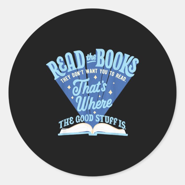 Adesivo Read The Book They Don't Want You To Read  (Frente)