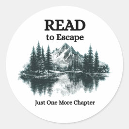 Adesivo Read to Escape - Just One More Chapter Sticker