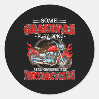 Adesivo Real Grandpas Ride Motorcicletas Lover