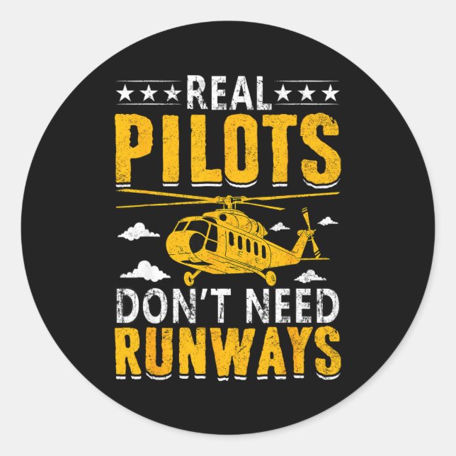 Adesivo Real Lots Don't Need Runways  (Frente)