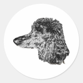 Adesivo Realistic Dog Sticker – Detailed Head Portrait